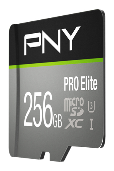 PNY PRO Elite - Flash memory card (microSDXC to SD adapter included) - P-SDU256V31100PRO-GE