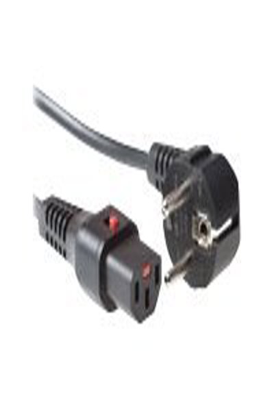 ACT Schuko CEE 7/7 - C13 - m/F Schwarz CEE7/7 C13-Koppler - Current/Power Supply - 3 m