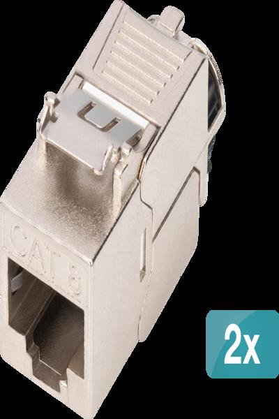 DIGITUS CAT 8.1 Keystone Module Shielded 2pc