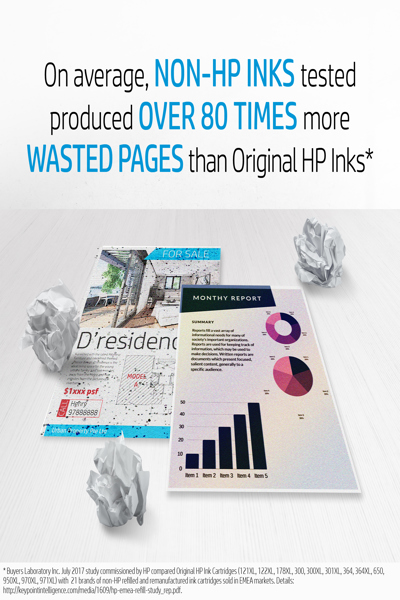 HP 301 Standard Yield Ink Cartridge: Black/Tri-color, 2 Pcs - N9J72AE#301
