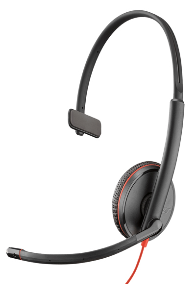 Poly Blackwire 3215 - Wired - Calls/Music - 20 - 20000 Hz - 96 g - Headset - Black