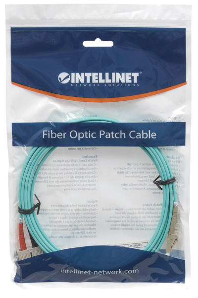 Intellinet Fiber Optic Patch Cable OM3 LC/SC 2m - 750158