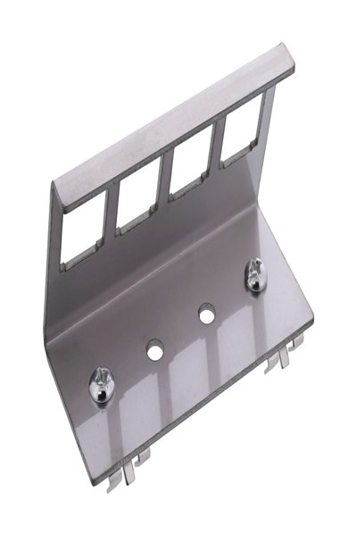 InLine Keystone SNAP-In Metall-Modulhalter 4-fach für Hutschiene