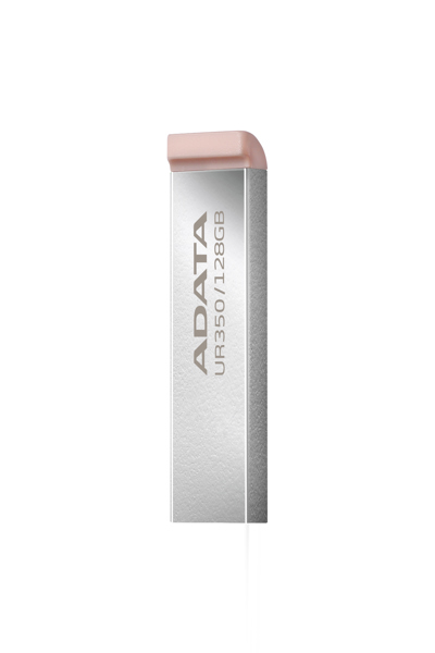 ADATA UR350 128GB USB-minne, USB-A 3.2 Gen 1, nickel/brun - UR350-128G-RSR/BG