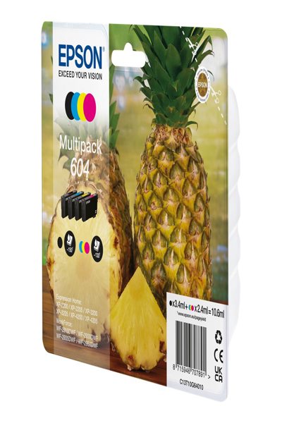Epson 604 Multipack 4-pack noir, cyan, magenta, jaune