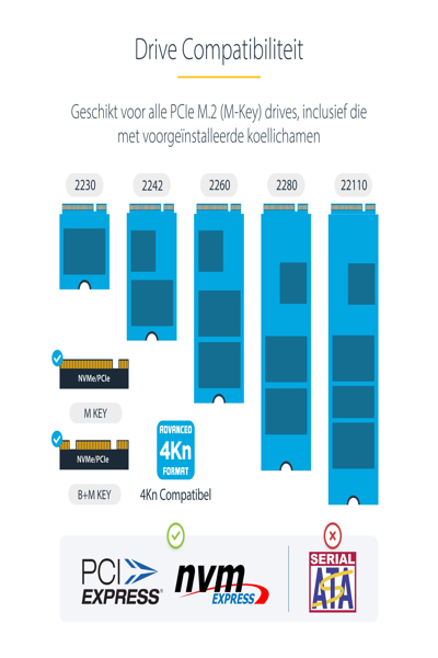 StarTech.com 1:1 fristående M.2 NVMe-hårddiskduplikator och dockningsstation - M2-HDD-DUPLICATOR-N1