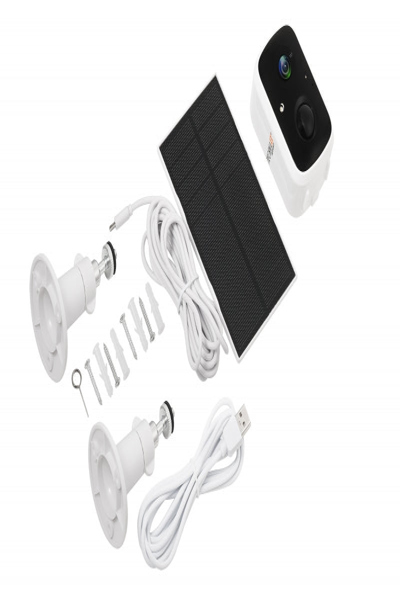 Technaxx TX-244 -ÃƒÅ“berwachungskamera IP WLAN aussen mit Solarpanel