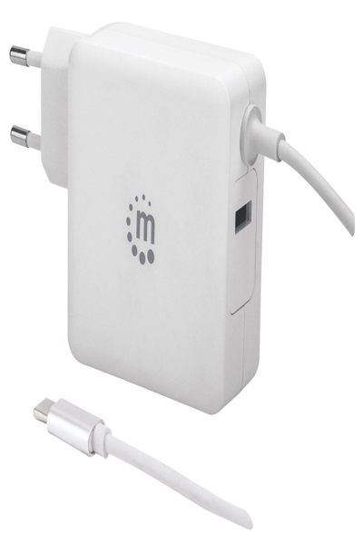 MANHATTAN WALL/POWER MOBILE DEVICE CHARGER USB-C/A 60W