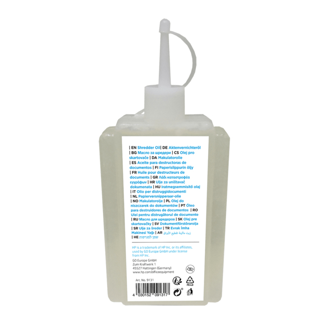 Huile pour destructeur de documents HP 120 ml