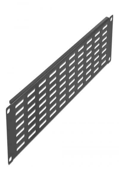 Delock Rack panel - black - 2U - 66680