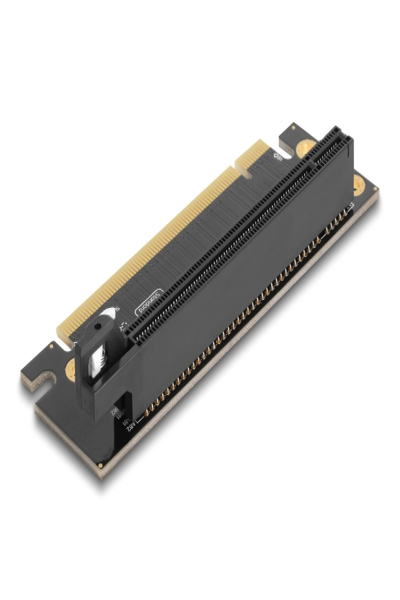 Carte Riser Delock PCI Express 3.0 x16 mâle vers emplacement 90° gauche