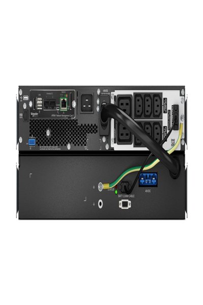 Onduleur APC Smart-UPS On-Line - 3 kVA - Lithium-ion - Montage en rack 4U - 230 V - 6 prises IEC C13 + 2 prises IEC C19 - Carte réseau - Longue durée de fonctionnement - Kit de rails inclus - Double conversion (en ligne) - 3 kVA - 2700 W - Sinusoïdal - 230 V - 40/70 Hz