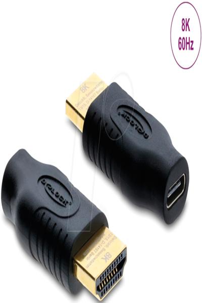 Delock USB Type-C to HDMI Adapter DP Alt Mode 8K 60 Hz with HDR and HDCP - Adapter - Digital - 61076