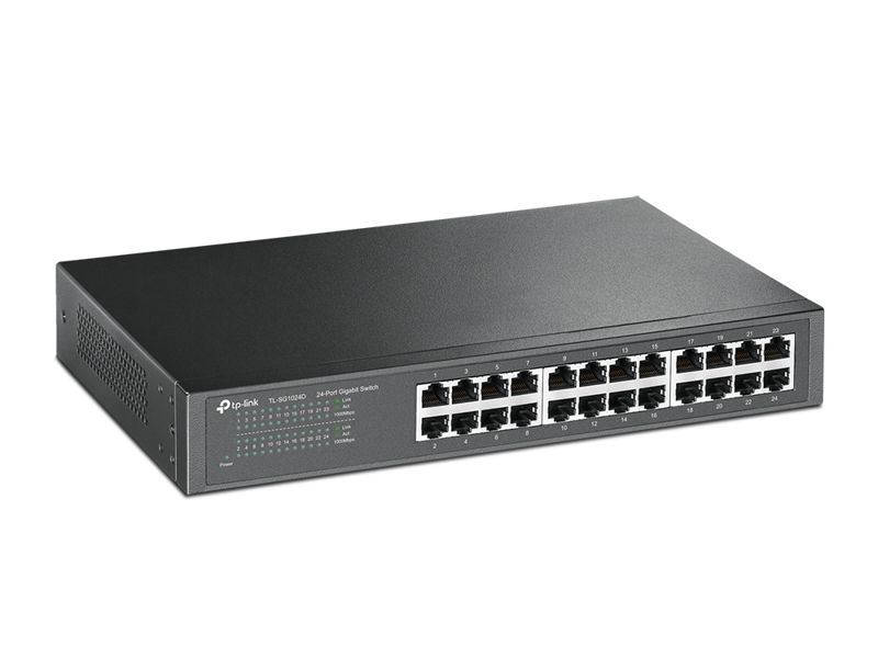 TP-LINK TL-SG1024 - Unmanaged - Gigabit Ethernet - TL-SG1024