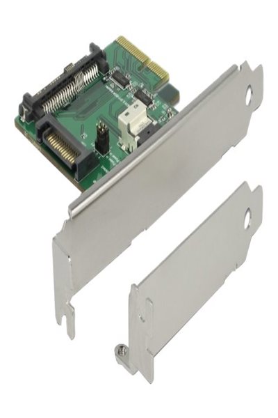 Delock PCI Express x4 Card U.2 NVMe to 1 x internal SFF-8654 4i + 1 x internal SFF-8639 - 89921