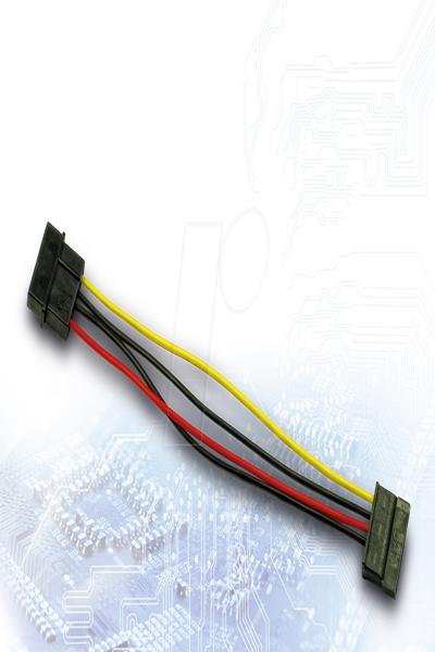 Adaptateur secteur Inter-Tech - alimentation SATA (F) vers Alimentation interne 4 broches (M)