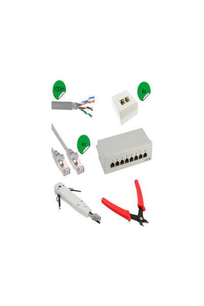 Kit d'installation réseau InLine Cat.5e