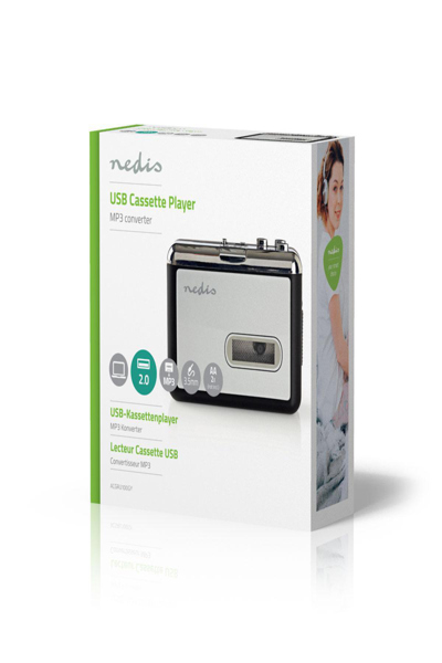 Nedis Cassette Adapter 3.5mm - ACGRU100GY