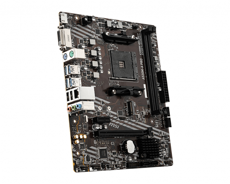 MSI A520M-A PRO - Carte mère - micro ATX - 7C96-001R
