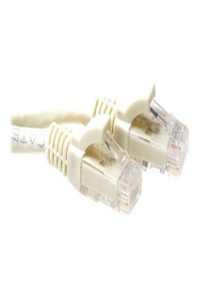 ACT Ivory 7 meter U/UTP CAT6A patch cable snagless with RJ45 connectors - 7 m - Cat6a - U/UTP (UTP) - RJ-45 - RJ-45 - Ivory