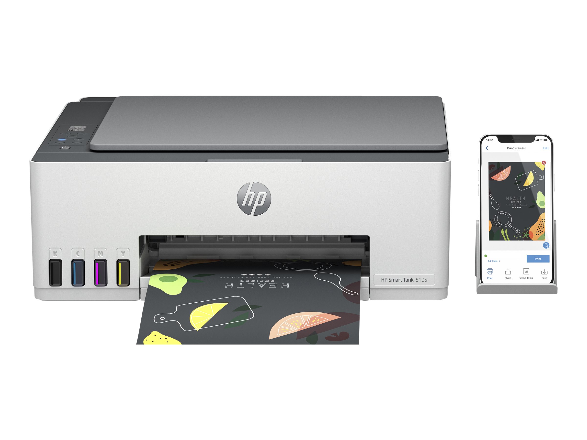HP Smart Tank 5105 All-in-One - 1F3Y3A#BHC