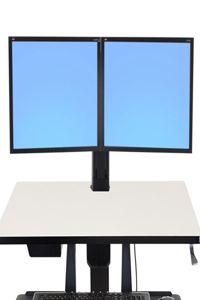 Ergotron WorkFit Dual Monitor Kit Black - 97-934-085