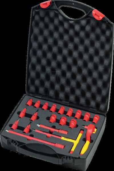 Wiha 7207NK2001 Jeu d'adaptateurs de douilles, 20 pièces 43023