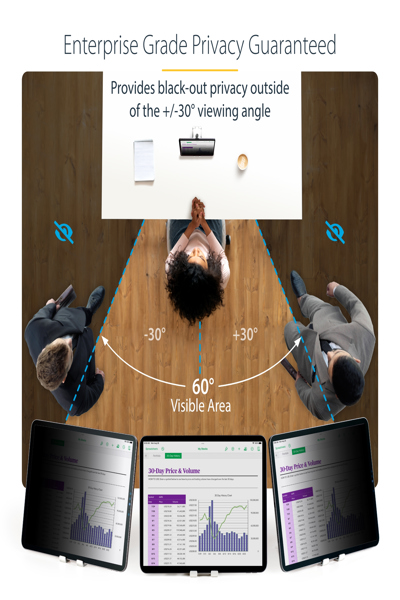 StarTech.com Skärmskydd för Surfplatta - 129IP-PRIVACY-SCREEN