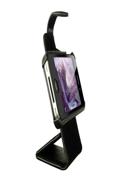 Inter-Tech PI-10534 - Flip case - Apple - iPhone 4 - 8.89 cm (3.5") - Black - 88885157