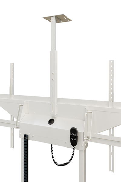 Hagor HP Twin Lift FW-DW 46"-65" Dual Display Floor-Wall Mount