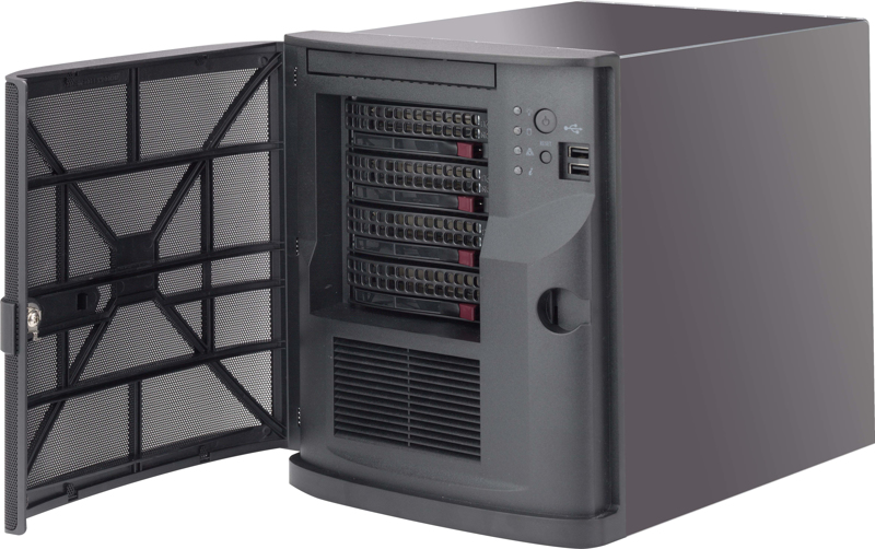 SuperMicro SC721 TQ-350B2 - MT - Mini-ITX 350 Watt - USB - CSE-721TQ-350B2