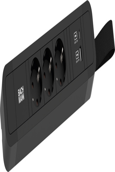 Bachmann PRIMO 2 3xCEE7/3 1xUSB A/C 22W mit Schlaufe 2.0m CEE7/7