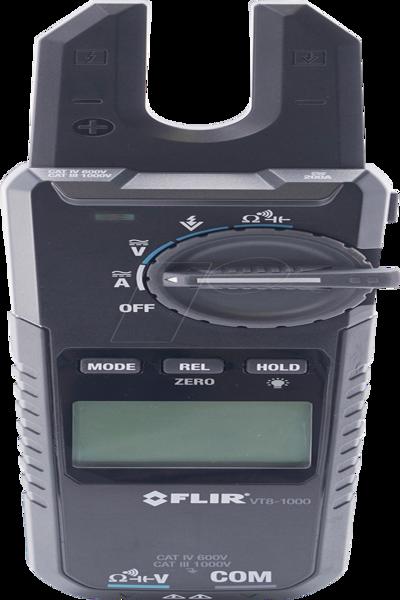 Pince ampèremétrique numérique Flir VT8-600, CAT IV 300 V, CAT III 600 V, Affichage (points) : 6000