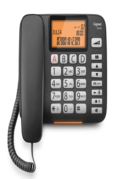 Gigaset DL580 Corded Phone - S30350-S216-B101