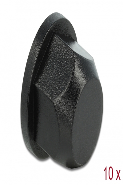 Capuchon de protection Delock - noir (paquet de 10)