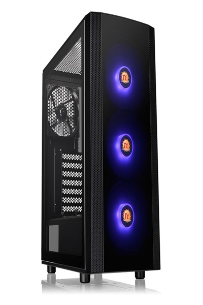 Thermaltake Versa J25 TG RGB Midi Tower PC Case - CA-1L8-00M1WN-01