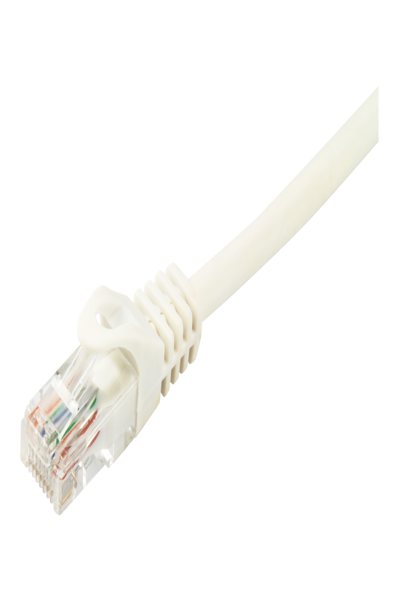 Câble de raccordement Equip Cat.6A U/UTP - 7,5 m - Blanc - 7,5 m - Cat6a - U/UTP (UTP) - RJ-45 - RJ-45 - Blanc