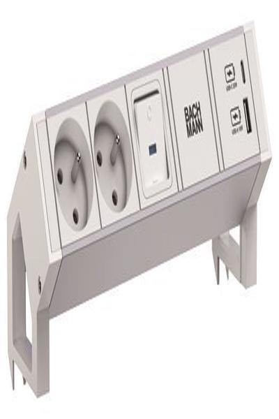 Bachmann DESK 2 ALU VIT - Grenuttag - 937410