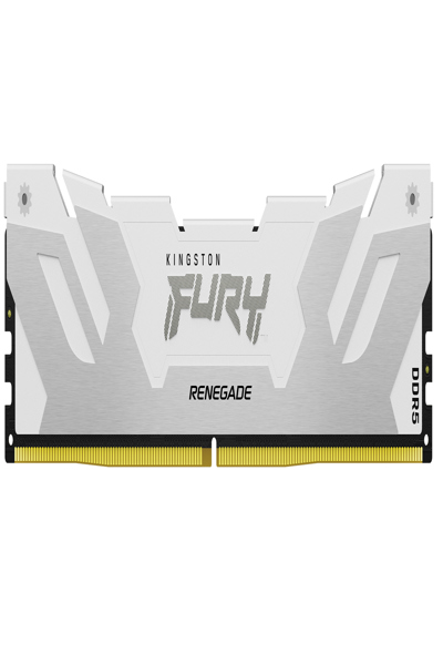 Kingston FURY 32GB 7200MT/s DDR5 CL38 DIMM (Kit of 2) Renegade White XMP - 32 GB - 2 x 16 GB - DDR5 - 288-pin DIMM - Grey - White