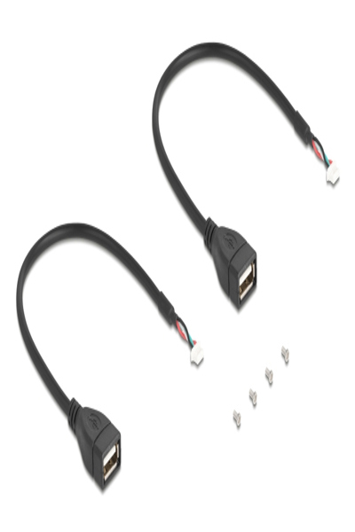 Delock Mini PCIe Adapter full size zu 2xUSB 2.0 Typ-A Buchse - Adapter - Digital - 64346