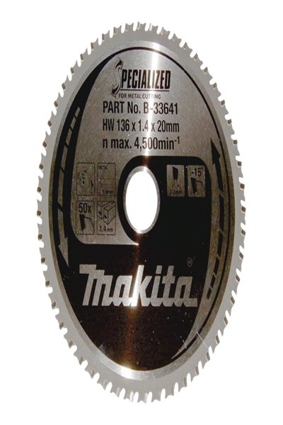 Makita Specialized - Metal - 13.6 cm - 2 cm - 4500 RPM - 1.4 mm - Makita