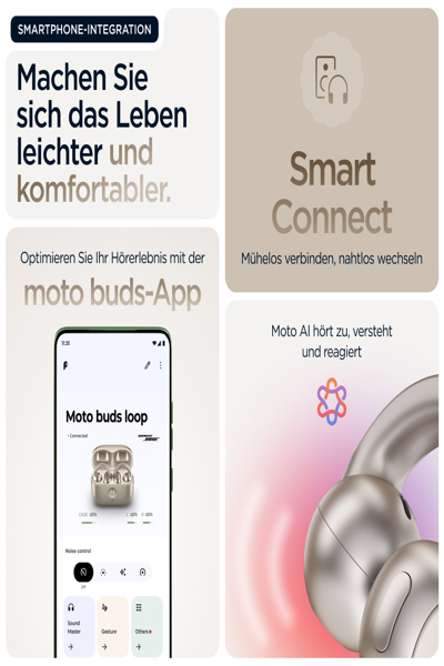 MOTOROLA MOTO BUDS LOOP SWAROVSKI WIRELESS HEADPHONES - PG38C07172