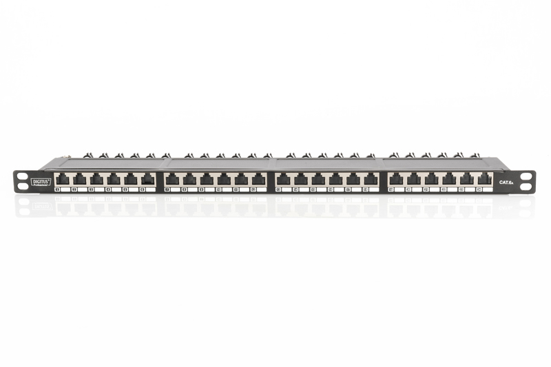 DIGITUS CAT6A patchpanel 24-portar - DN-91624S-SL-EA