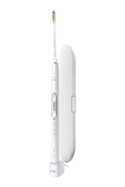 Philips Sonicare HX6877/34 - Adult - Sonic toothbrush - Daily care - Gum care - Whitening - 62000 movements per minute - Silver - White - 2 min