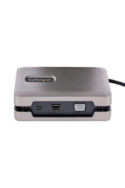 StarTech.com USB-C Dual Monitor Docking Station 4K HDMI VGA 100W PD - DKM31C3HVCPD