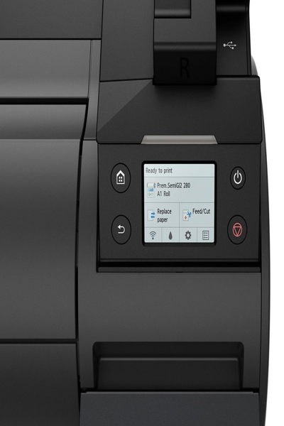 Canon imagePROGRAF GP-200 - Bubblejet - 2400 x 1200 DPI - JPEG - PDF - Black - Cyan - Magenta - Matte black - Yellow - PF-07 - A1 (594 x 841 mm) - 5249C003
