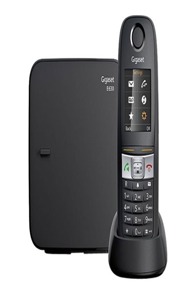 Téléphone DECT Gigaset E630 200 entrées noir