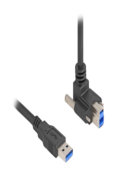 Câble USB Delock - USB Type A (M) droit vers USB Type B (M) coudé vers le haut