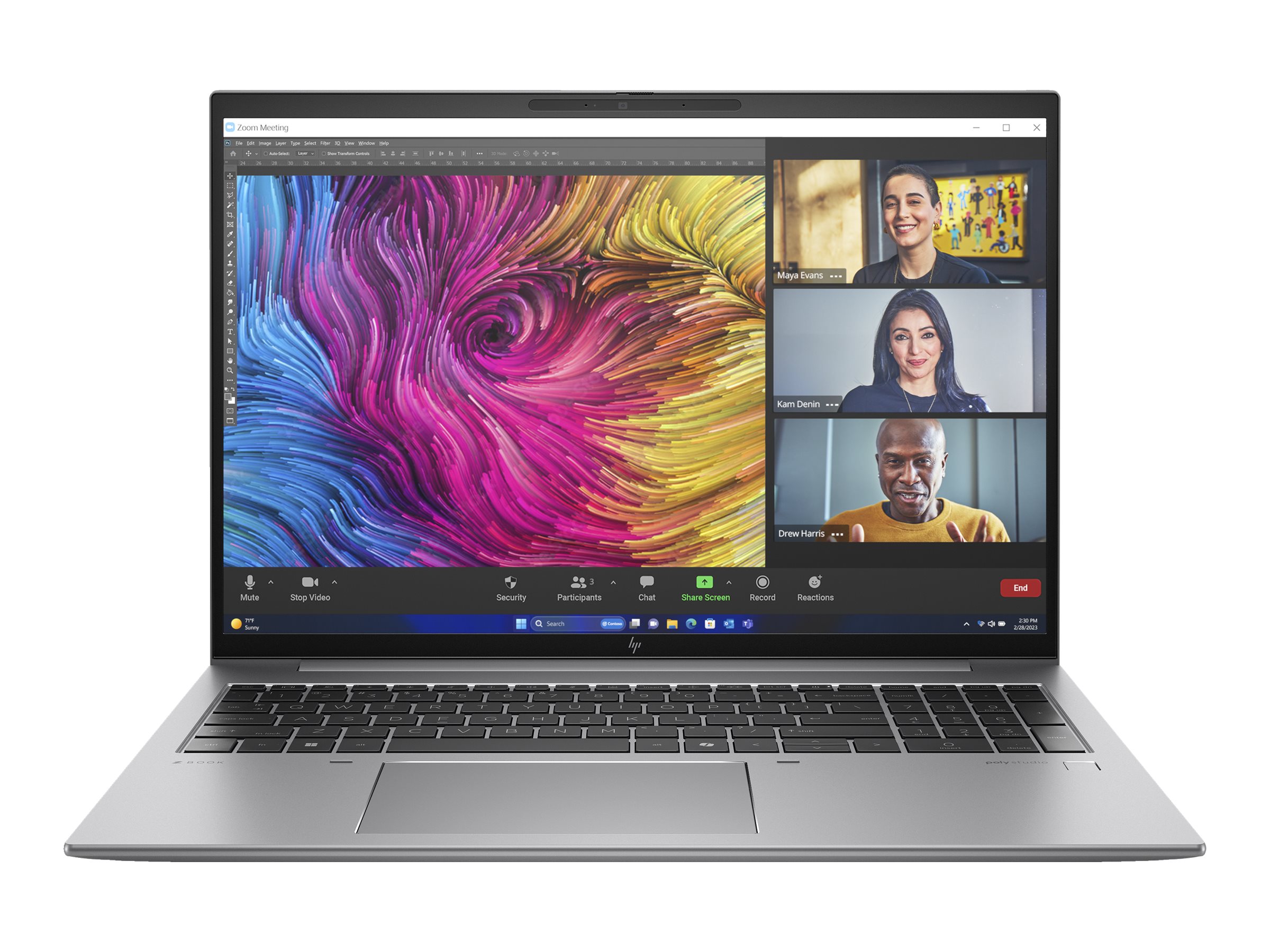 HP ZFly16G11 U7-155H 16 64GB/2T PC Germany - German localization - 86B11EA#ABD
