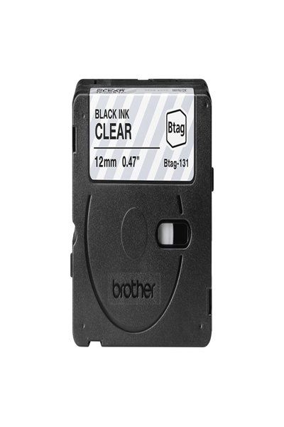 Brother BTAG-131 - Black on clear - BTAG131